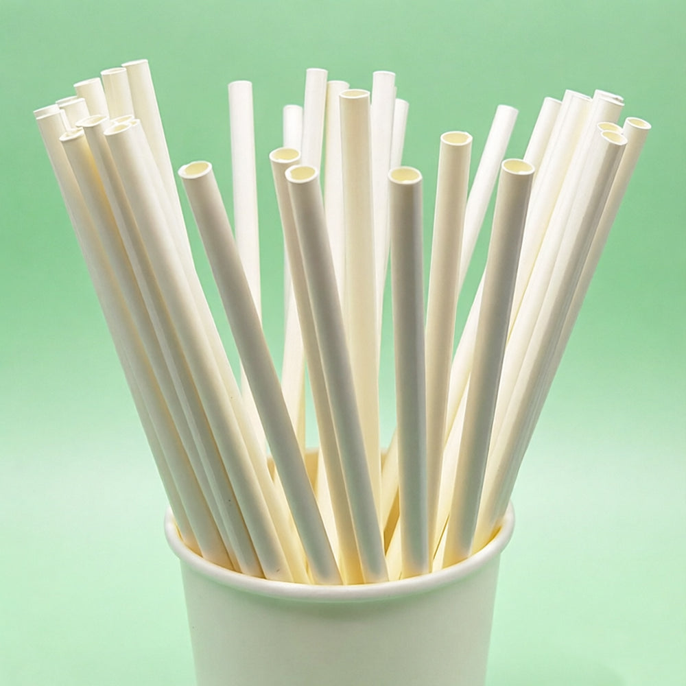 白紙長飲管 240 × 6mm