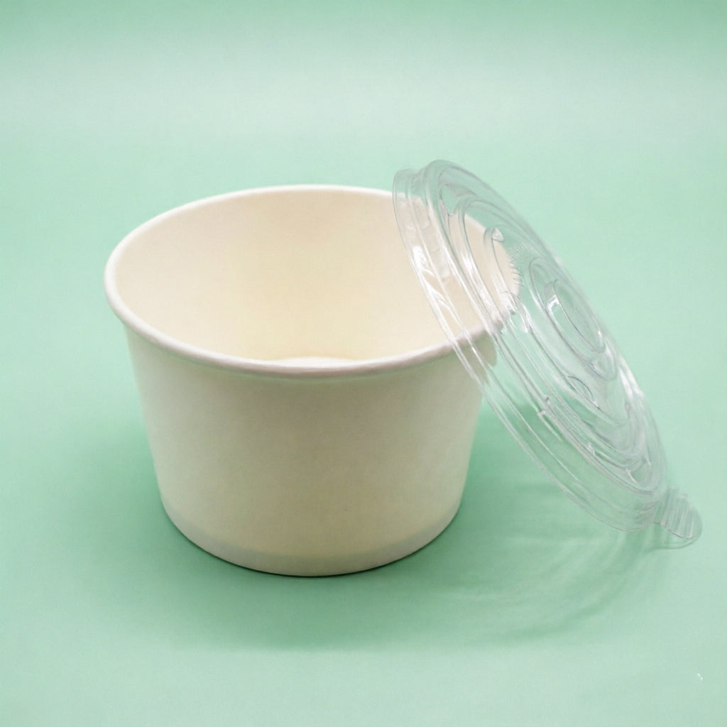 紙碗+蓋 18oz