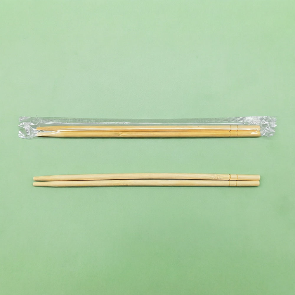膠套竹筷 8寸× 5mm