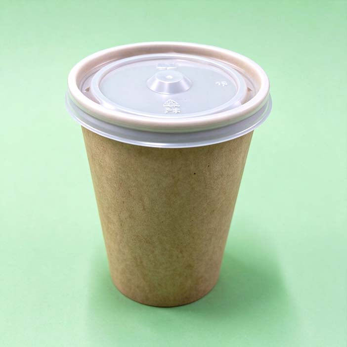KS-290K 牛皮紙杯+蓋 8oz