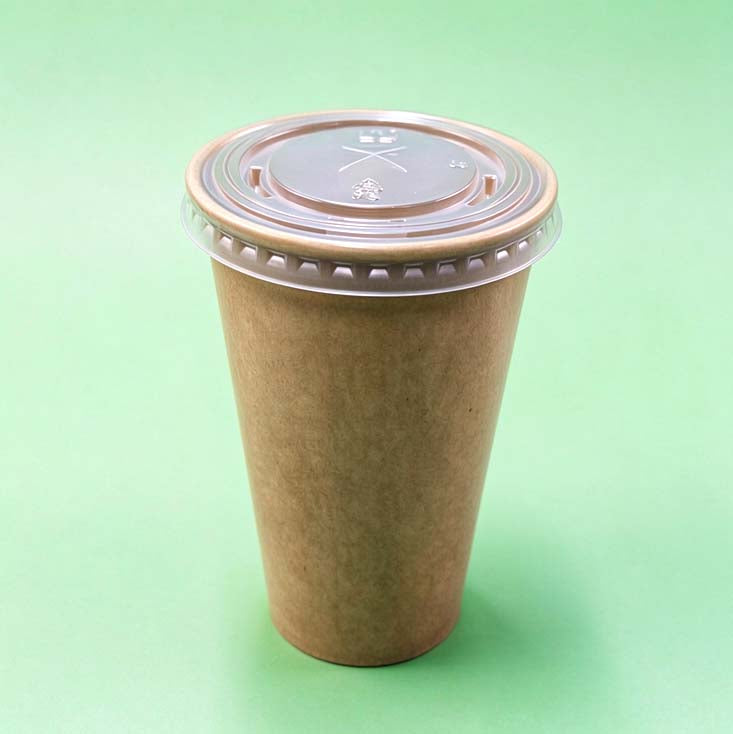 KS-298K Kraft Paper Cup + Lid 12oz