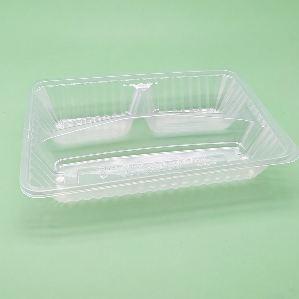 PP Transparent Three-Compartment Meal Box 30oz