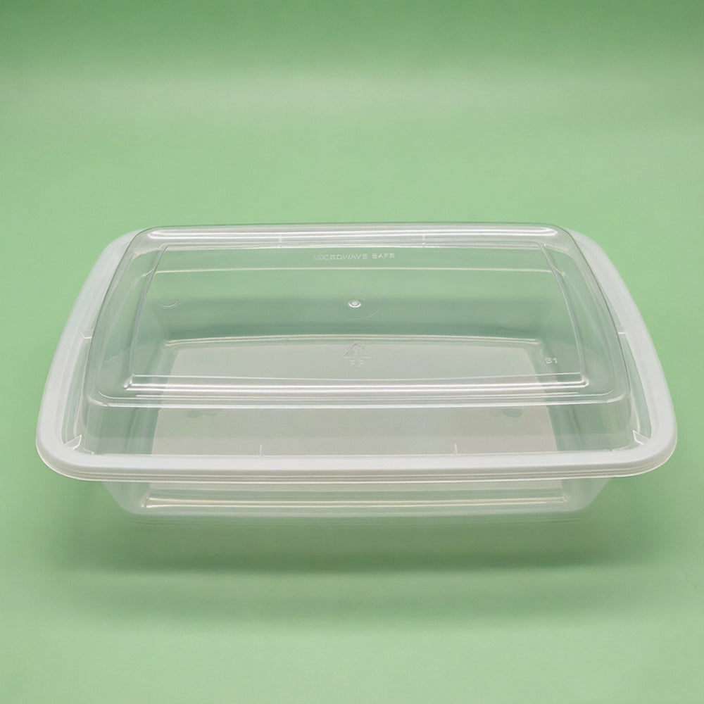 PP Transparent Food Container with Lid 35oz