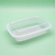 PP Transparent Meal Box with Lid 25oz