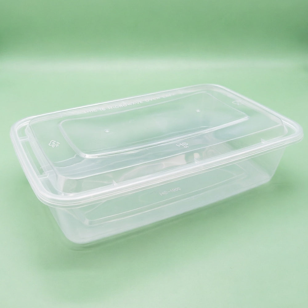 PP Transparent Food Container with Lid 53oz