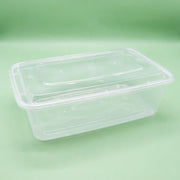 PP transparent meal box with lid 70oz