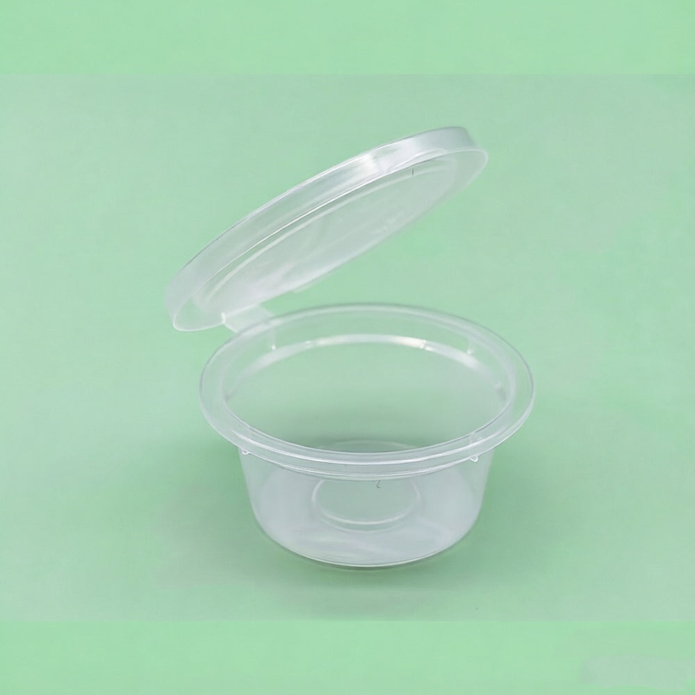 Hinged Lid Sauce Cup 0.5oz