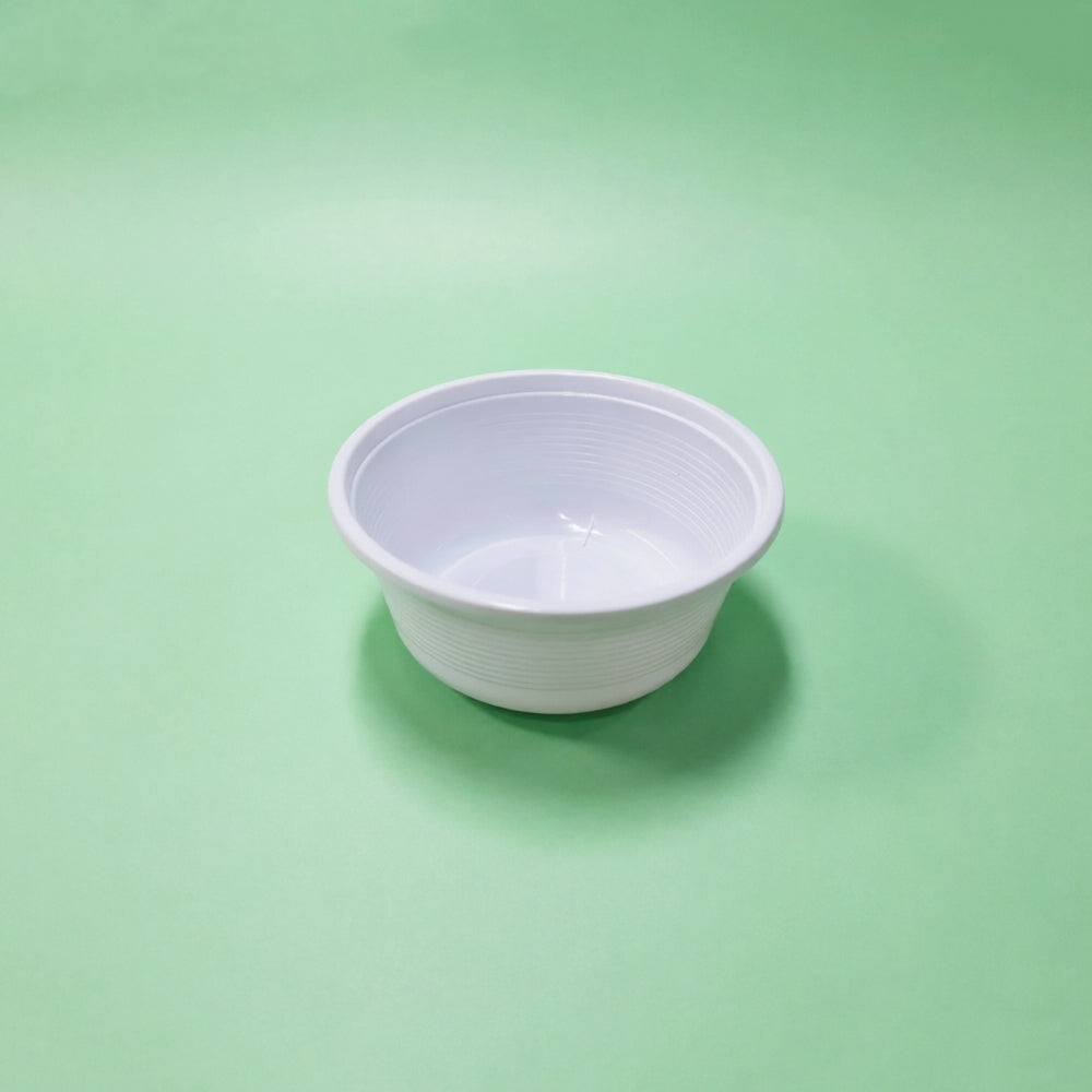PP 白色有紋碗 12oz