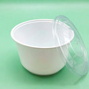 PP 白色碗+蓋 26oz