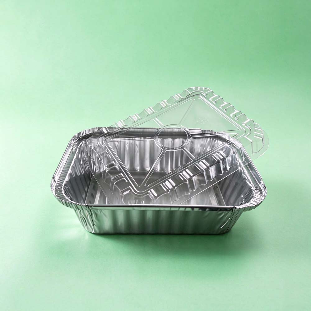 KS-382AB Aluminum Foil Container + Lid 25oz