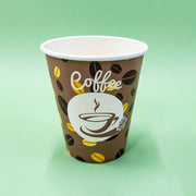 KS-291 8oz Coffee Bean Paper Cups